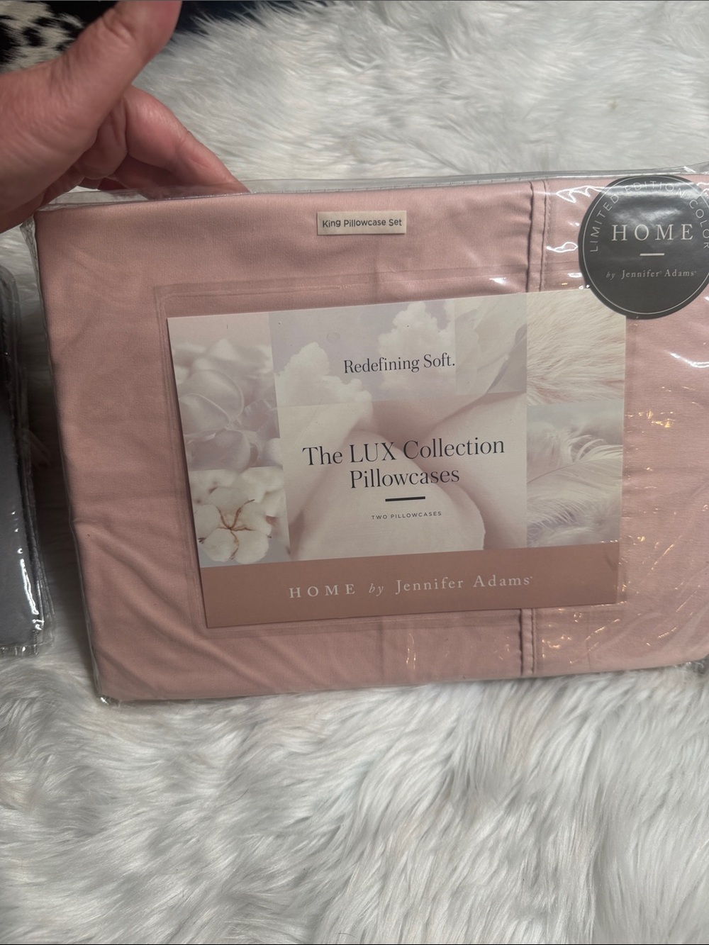 Blush Pink King Pillowcases - The LUX Collection